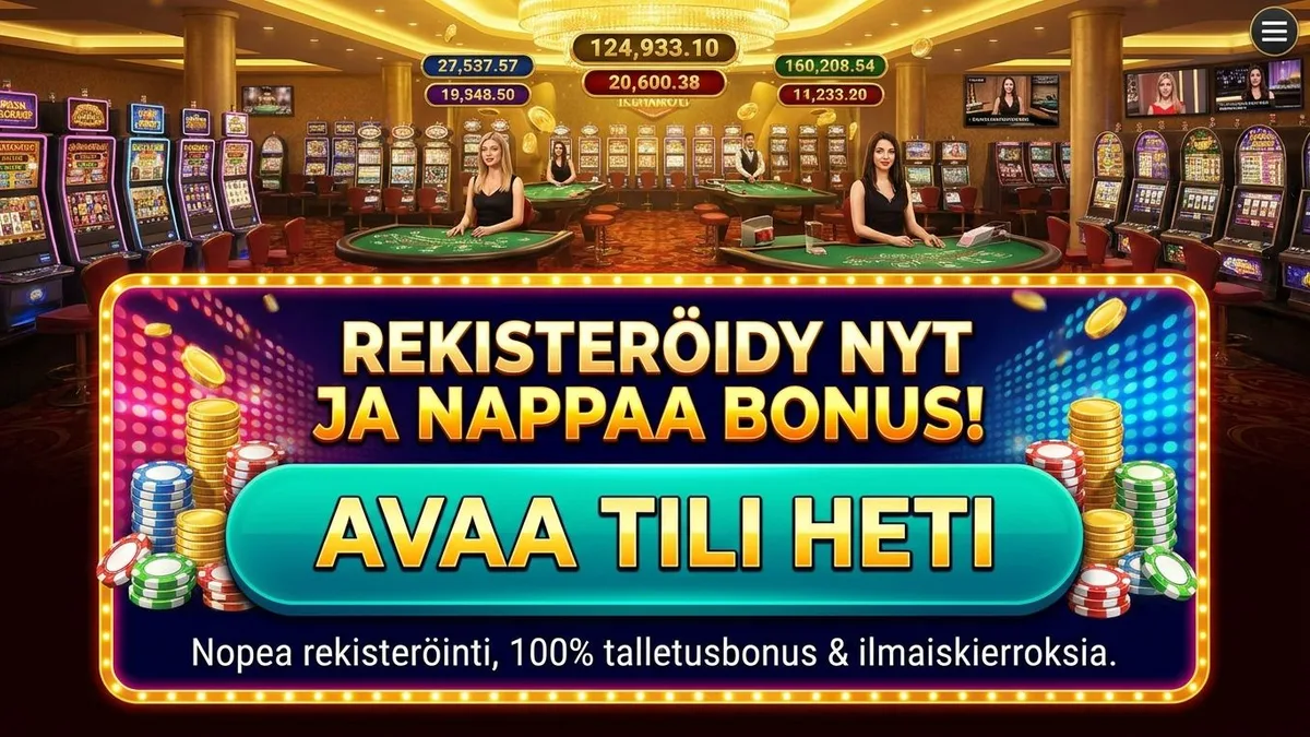 Rekisteröidy bonuksella